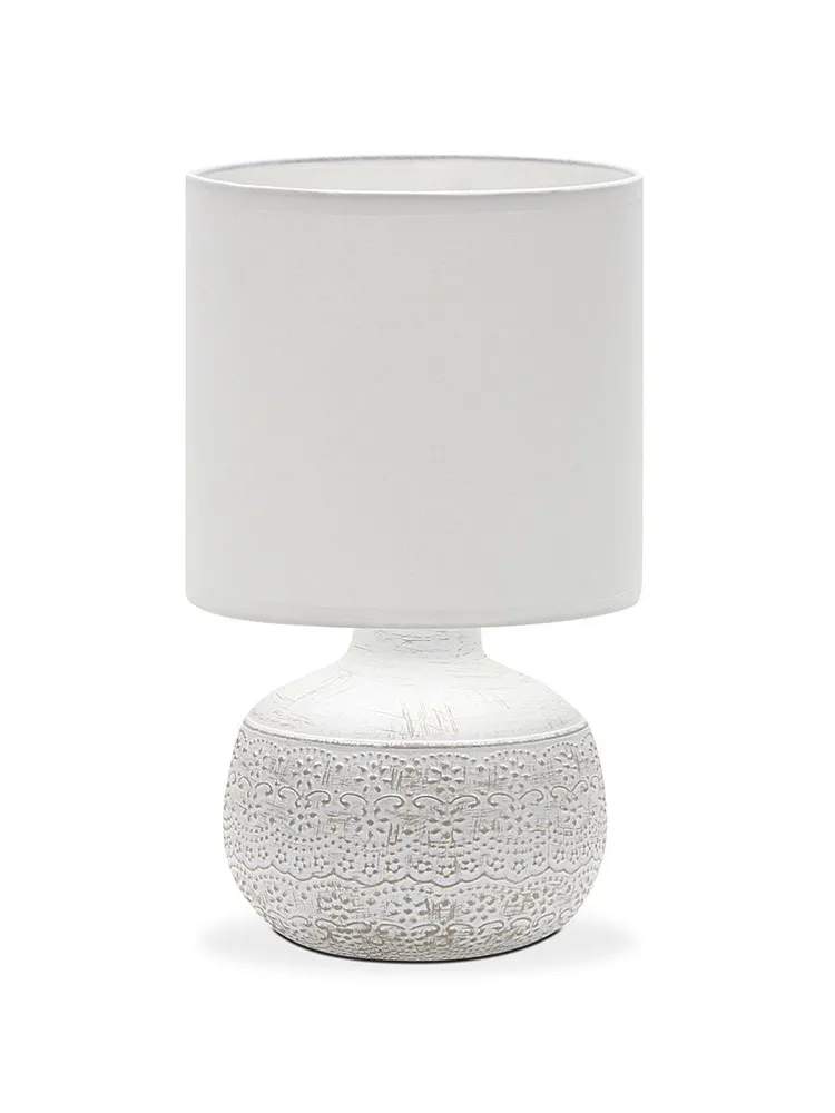 Светильник ЛЮЧИЯ 420 "Тоскана" настольный 40W E14 белый