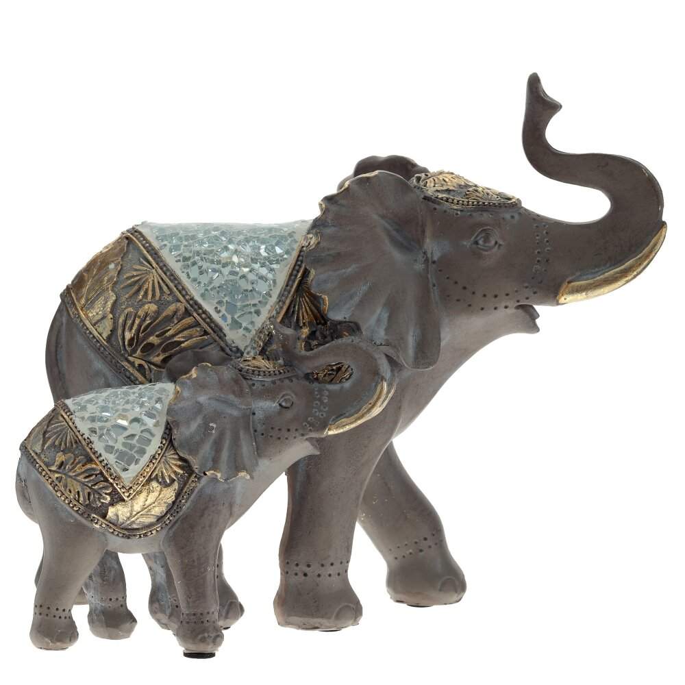 REMECO COLLECTION Фигурка 784101 Слоны L20 W11,5 H18см