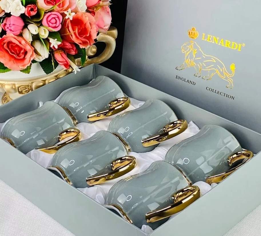 LENARDI Набор кружек 133-372 Multicolor 6шт 400мл