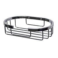 Мыльница-решетка овал. нерж 1222  Санакс