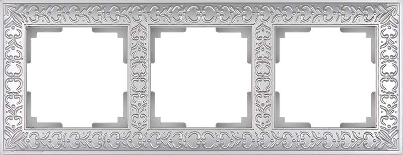 Рамка  Frame жемчуг 3-м  WL07-03 Металл Antik - W0031521