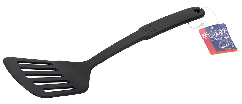 REGENT INOX Linea Nero Лопатка 93-AK2C-2 кулинарная с прорезями нейлон