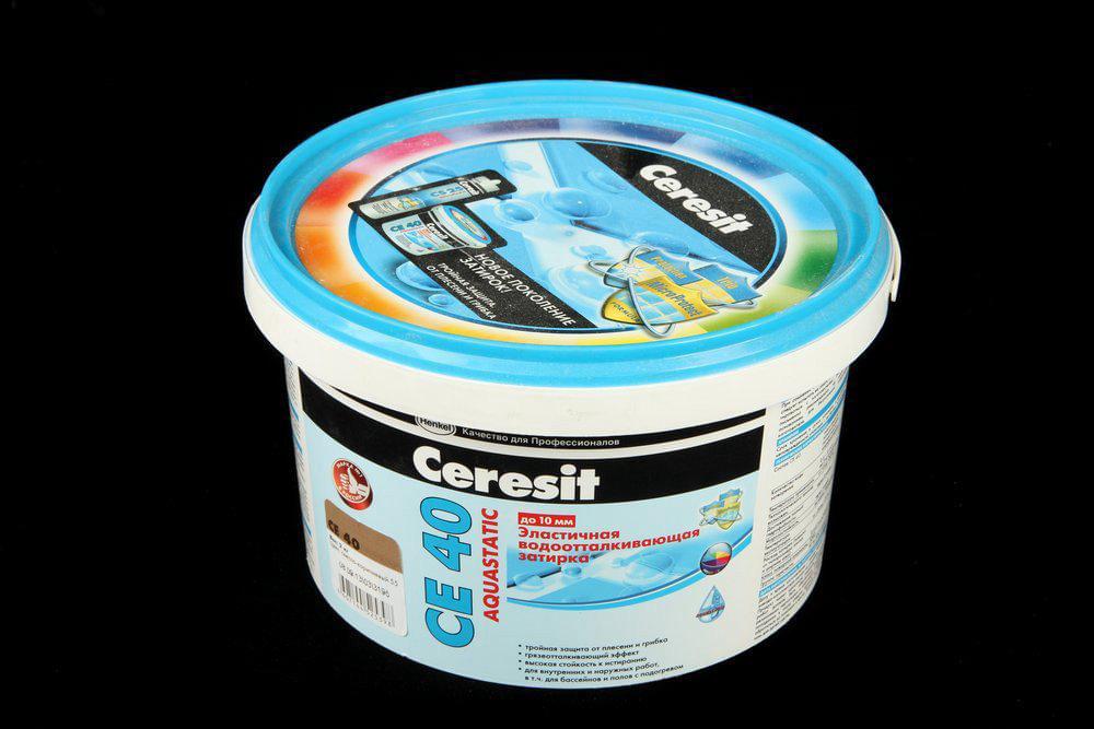 Затирка Ceresit CE A 40 эл. вод. пр/гриб. 2кг св.кор.1046423