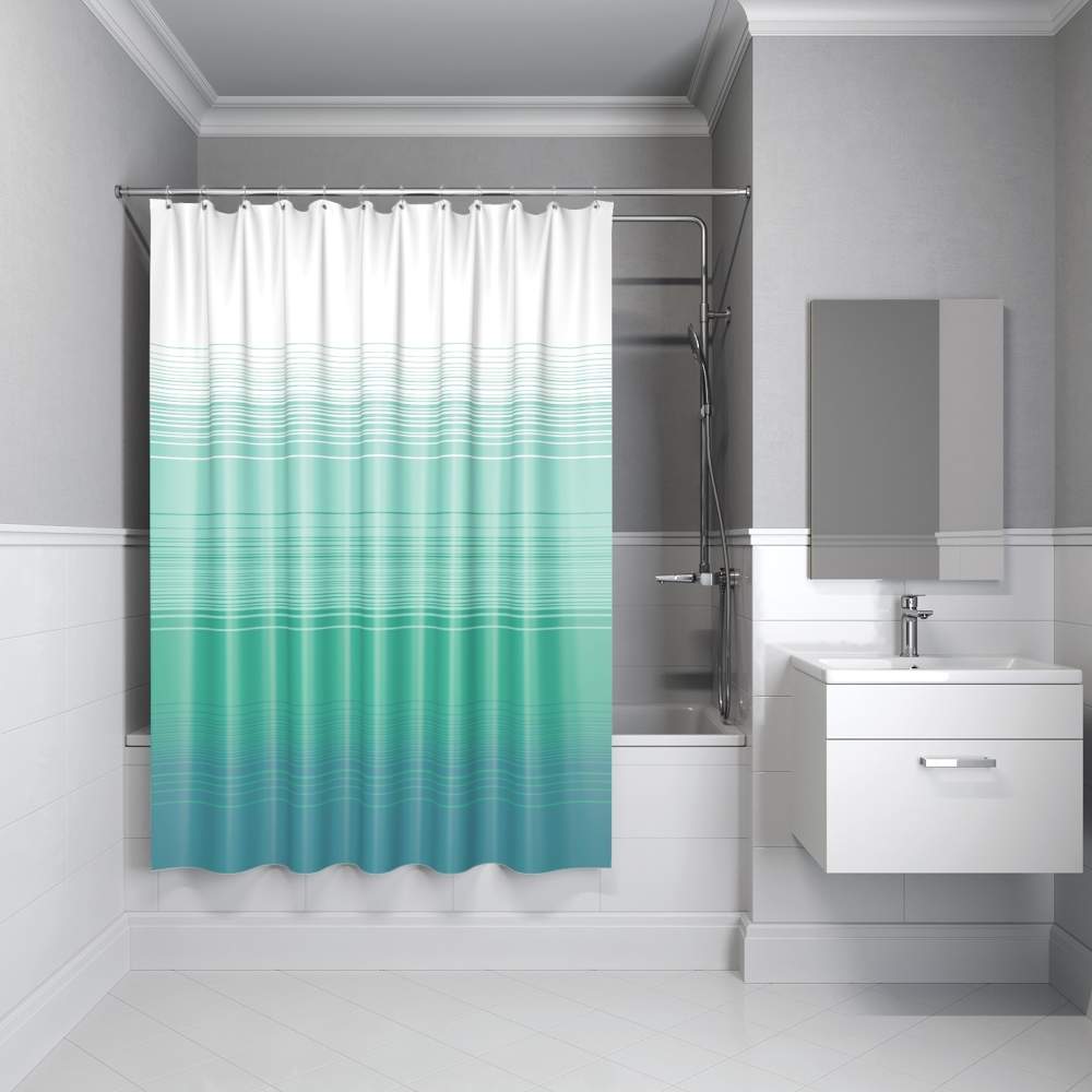 Штора д/ванной IDDIS 200*180см  полиэст. BR04P18i11