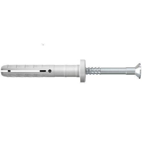 Дюбель-гвоздь N  8 x 100/60 F с бортом (100)