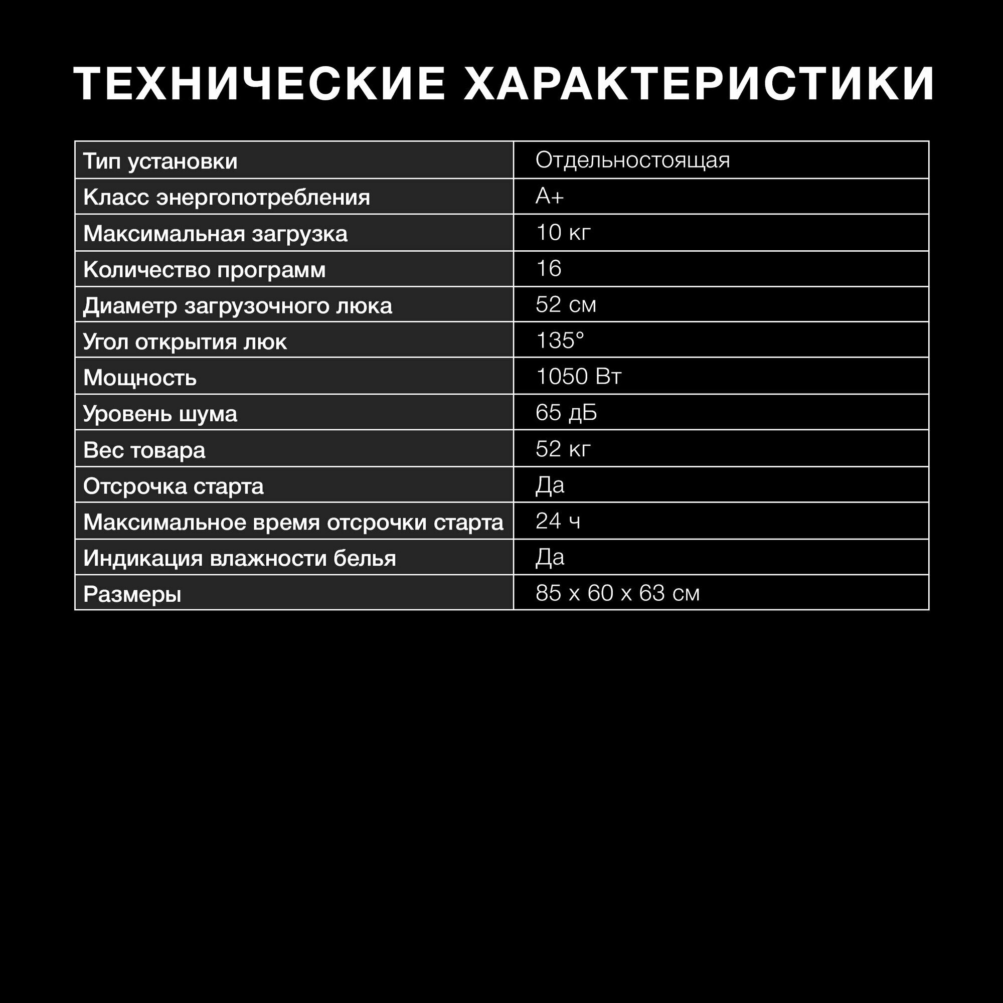 Сушильная машина HYUNDAI DFE9401 белый 10кг