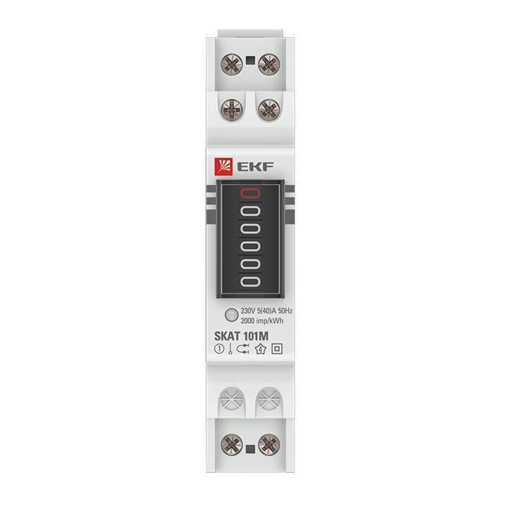 Счетчик модульный SKAT 101М/1 -5(40) Ш Р М EKF 10105M  1306510