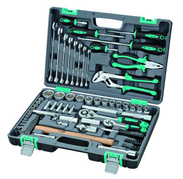 Набор инструмента  STELS  1/2", 1/4" CrV  76пр.  14104