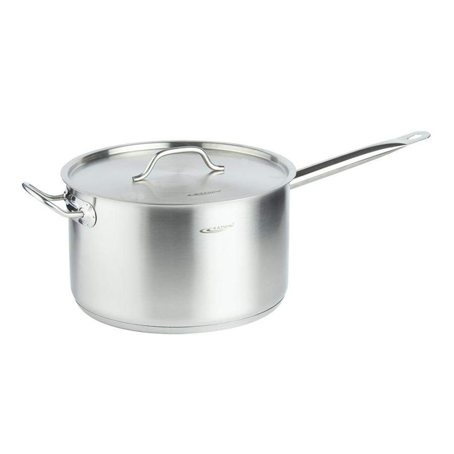 КАТУНЬ Общепит-Шеф Сотейник 12л d30 h18 с/кр трс с двумя ручками КТ-ОБ-КК-30