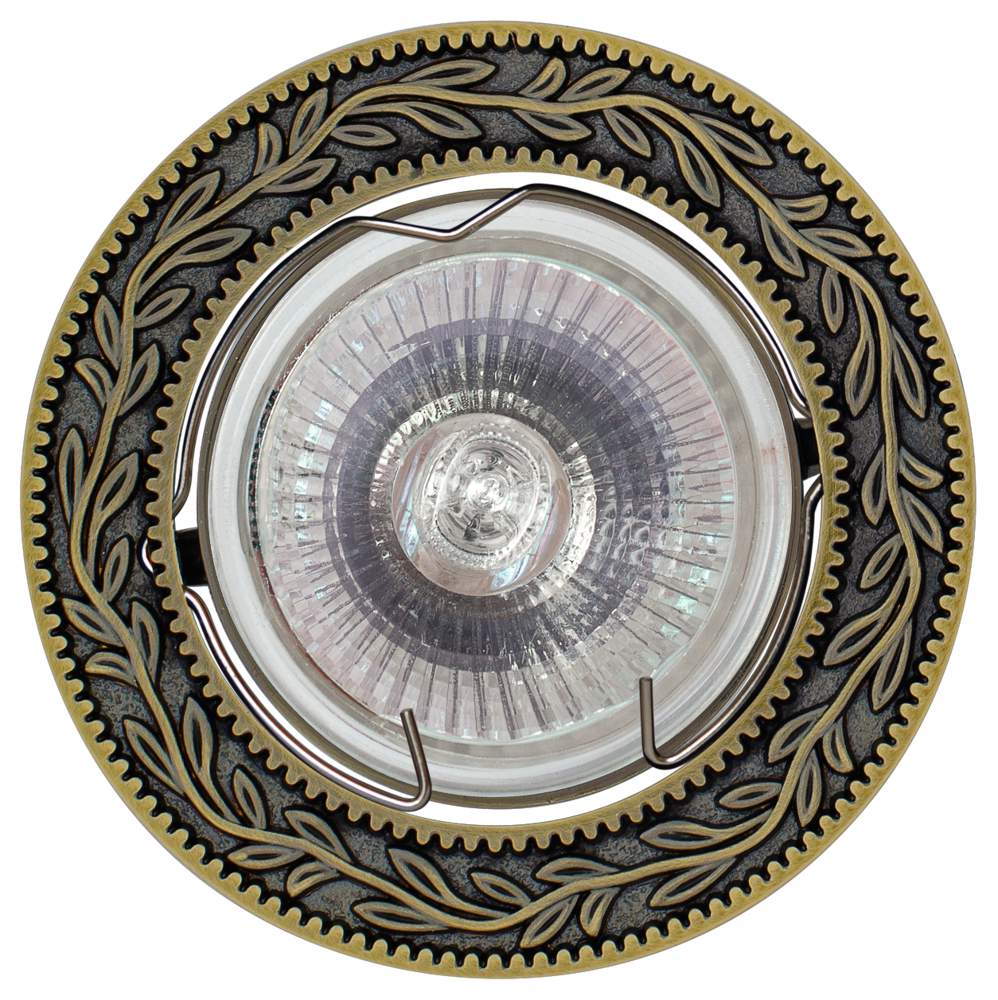 Светильник галогенный FT 1131 GAB MR 16 зел. античное золото