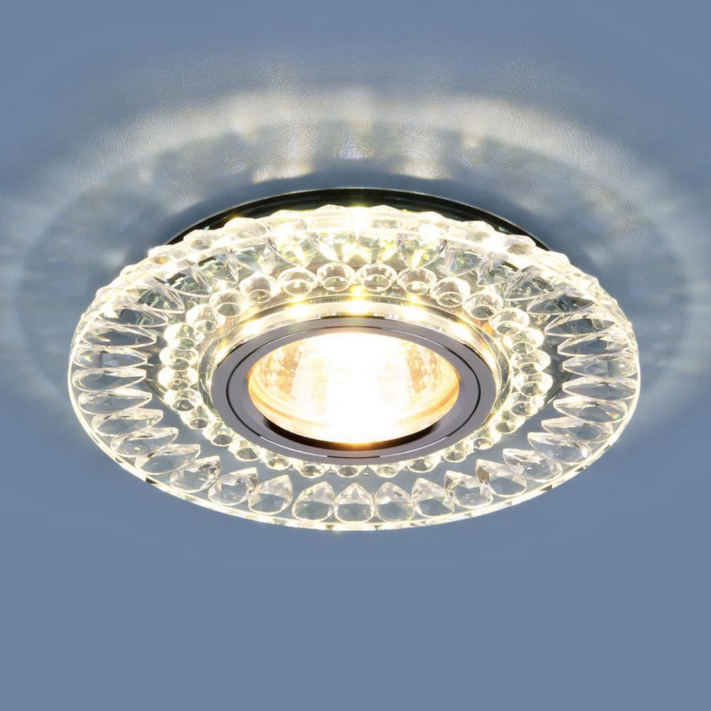 Точечный свет- 2197  MR16  CL/SL прозрачный/серебро