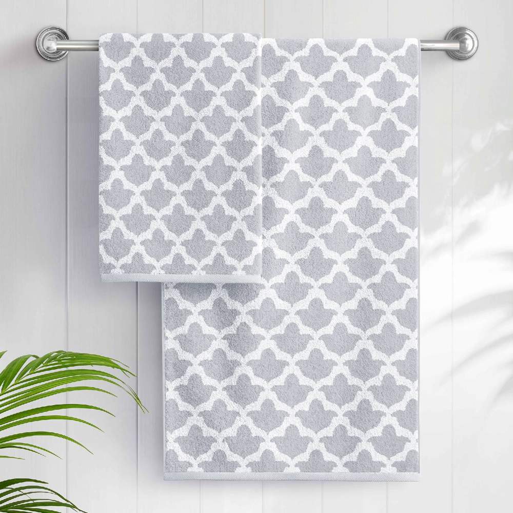 VEROSSA Полотенце Treviso Холодный серый/белый 33/50 МХ45 787541