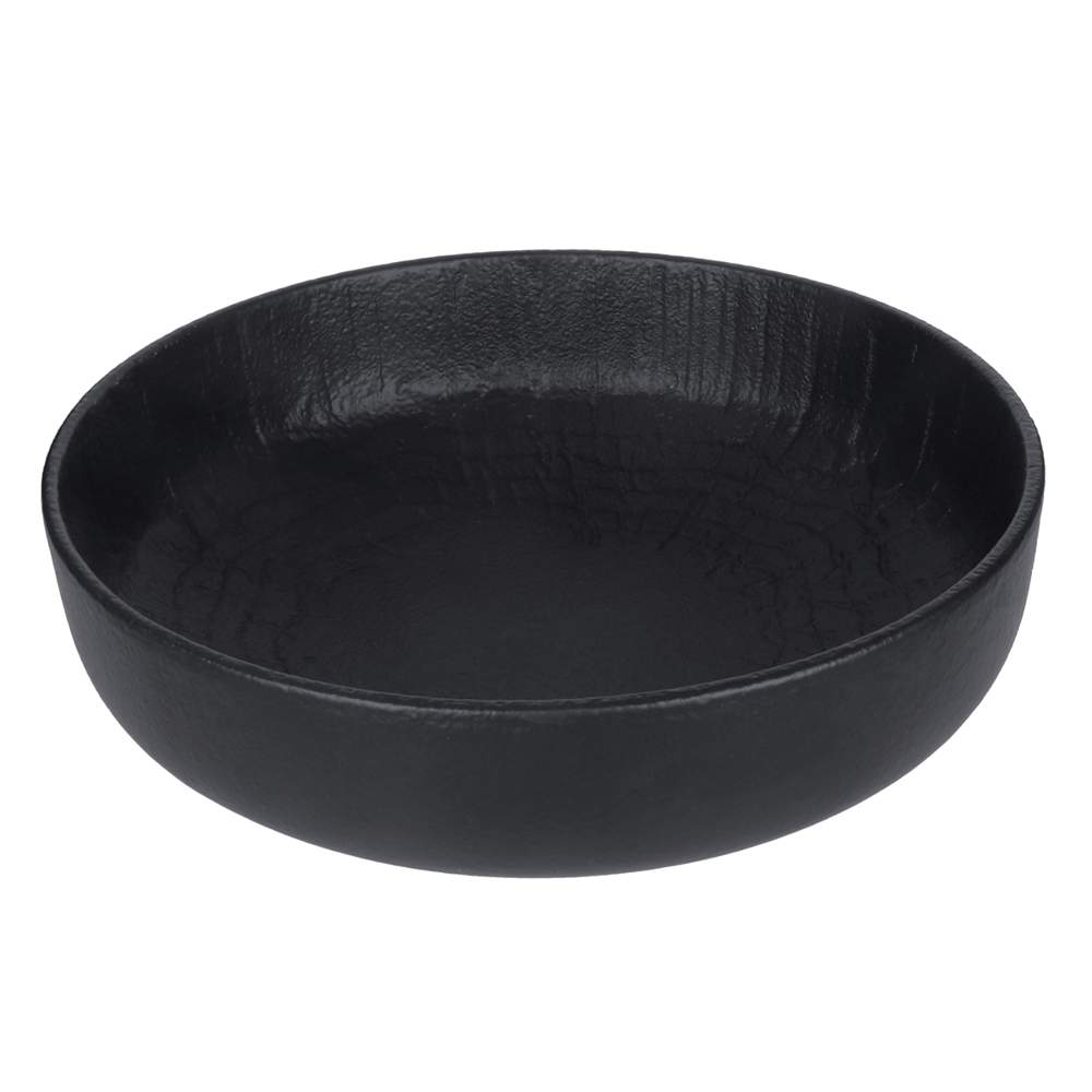 P.L. Proff Cuisine Black Raw Wood Салатник 81229867 950мл d-20см h-5,5см (18/6)