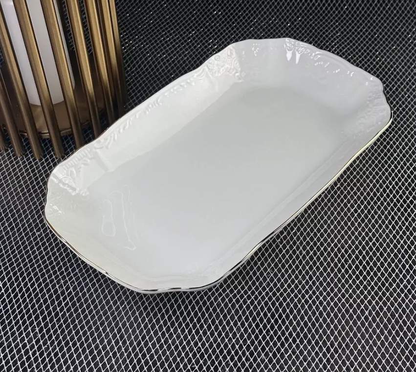 LENARDI Maria Gold Блюдо 226-182 прямоугольное 30см  