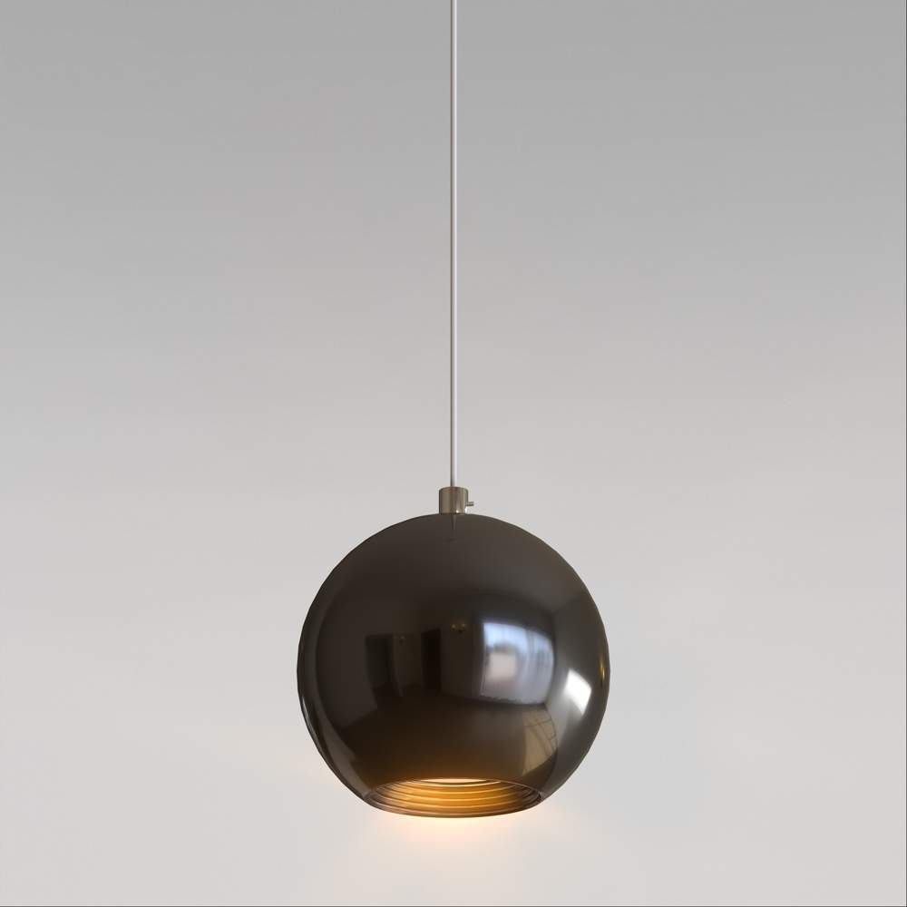 Ambrella - Св-к с/д подвесной 50215/1 черный жемчуг LED