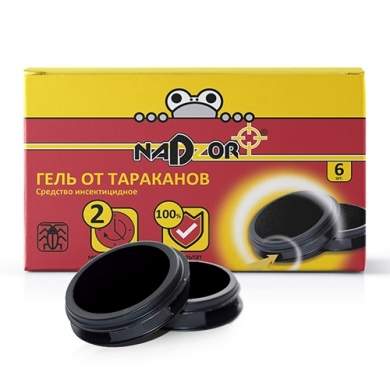 LOVH002N Гель от тараканов в ловушке 6шт./  21035