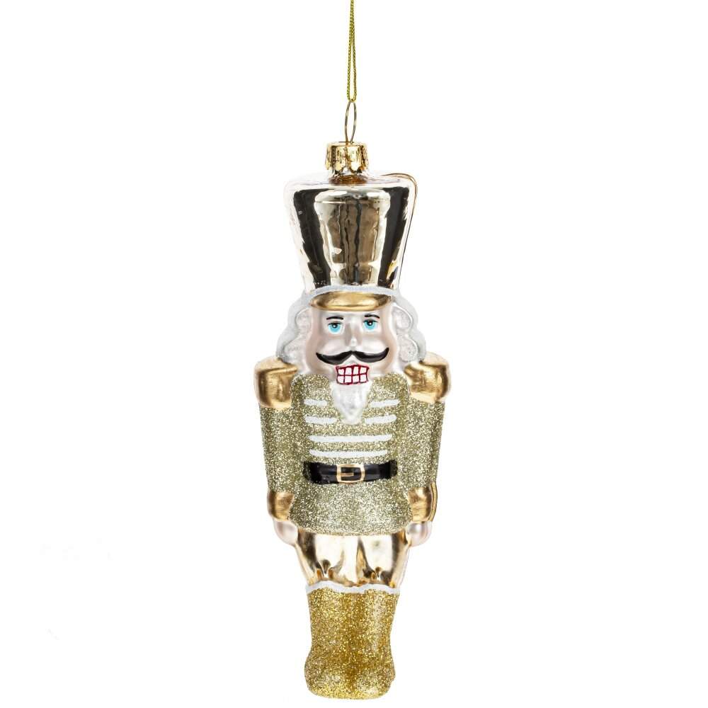 REMECO COLLECTION Игрушка елочная 794448 Солдат 5х4х16см (стекло) 