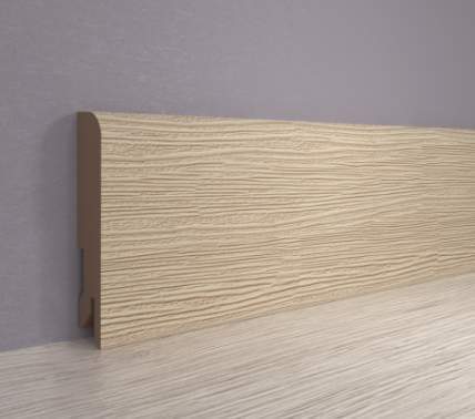 Плинтус МДФ ламинированный, Пл 80МДФ.2400.24105 дуб арктик