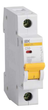 Авт.вык-ль ИЭК ВА47-29  1Р 50А  4,5кА  MVA20-1-050-C  25155