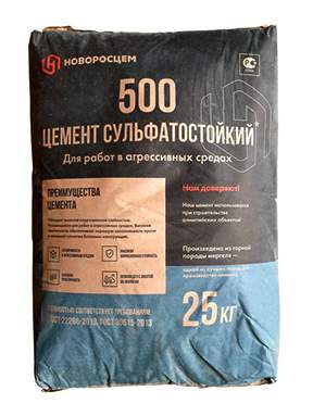 Цемент марки ПЦ 500 (25кг) /Новороссийск 1/64