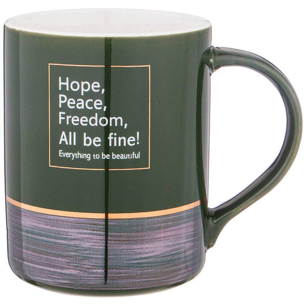 LEFARD Кружка 756-259 Break Time 400мл зеленая