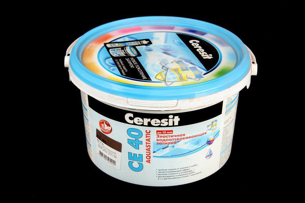 Затирка Ceresit CE A 40 эл. вод. пр/гриб. 2кг т.кор. 1046233