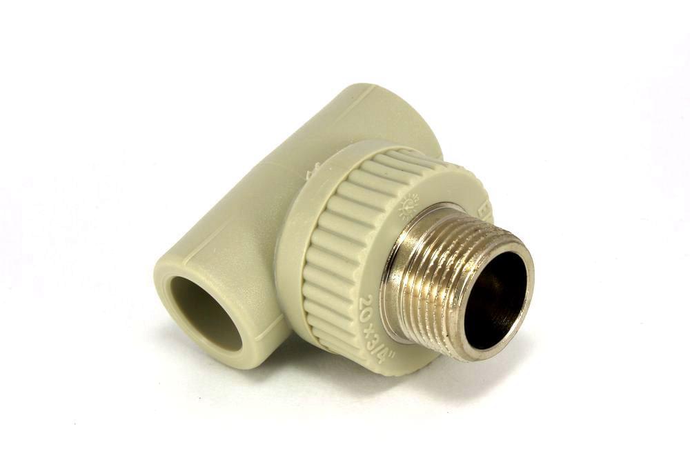 Тройник комб.наруж. 20х3/4  Ekoplastik