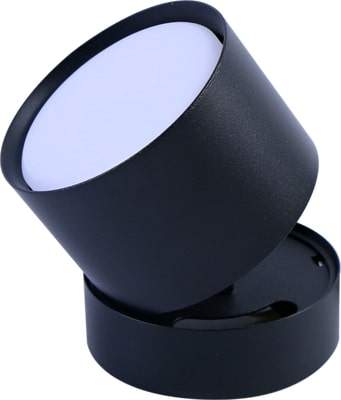 DeFran - AL-5627 Св-к потолочный BK, GX53 220В 17Вт, поворотный d82*h80мм черный 