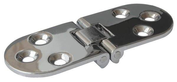 Петля секретерная L80*W30 хром 50141   7917