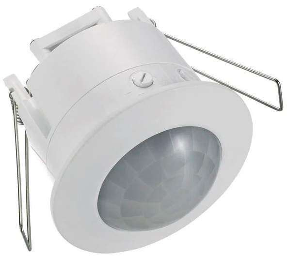 Датчик движения ИК встраив. 800w 360гр. 8м IP20  белый LDD11-401-800-001