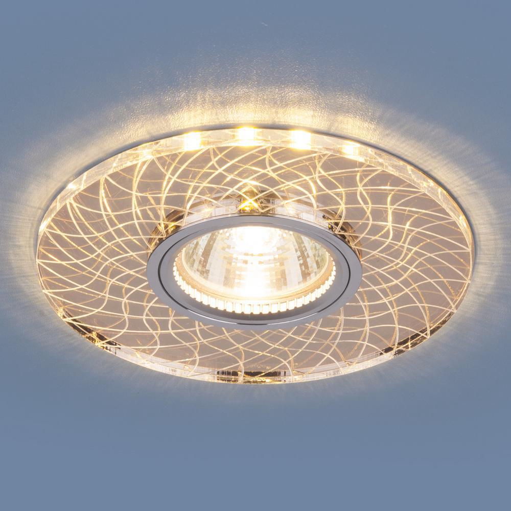 Точечный свет- 8091  MR16  SL/GD  зеркальный/золото