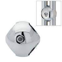 Соединитель перпендикулярный 2-х труб хром  107.CR