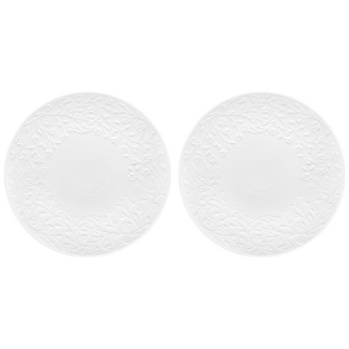 ELAN GALLERY Веточки-цветочки Тарелка 630078 десертная 23см  