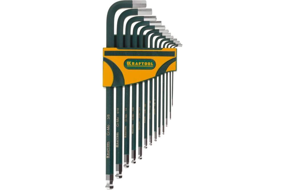 Набор KRAFTOOL INDUSTRIE ключей имбусовых  SAE HEX0.05-3/8 27444-H13