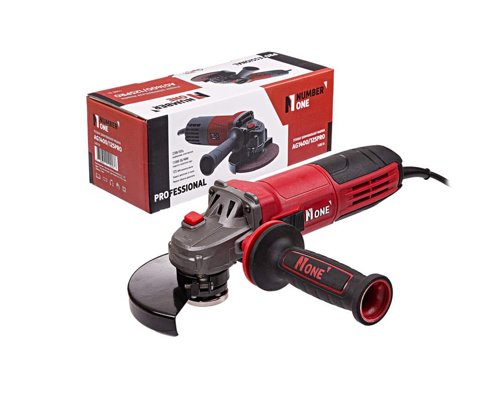 УШМ NUMBER ONE AG1450/125-A-1 125мм 1450Вт дл.ручка, плавн.пуск,поддерж.об.