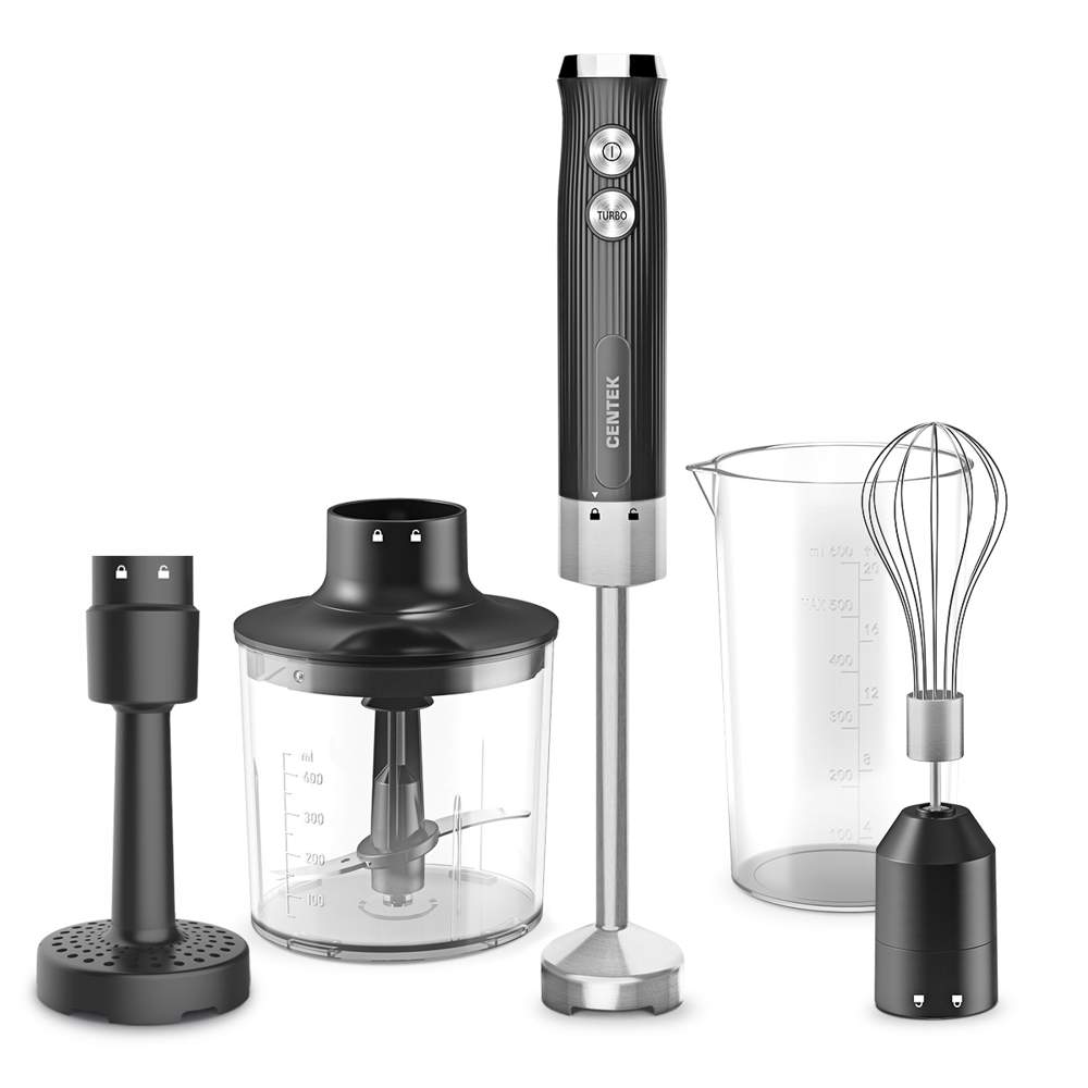 Блендер  Centek CT-1352 BL (черный)  1000Вт
