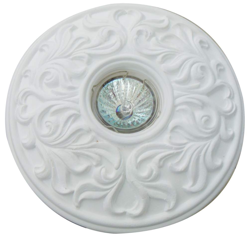 Светильник галогенный FT 420 MR 16  гипс белый d=180мм