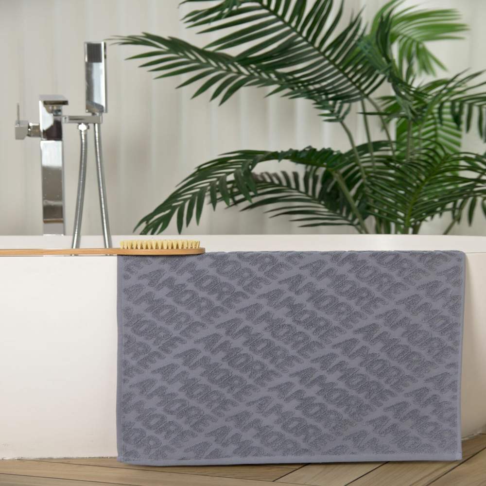 BELEZZA Полотенце Amore серый 70х130 6188096