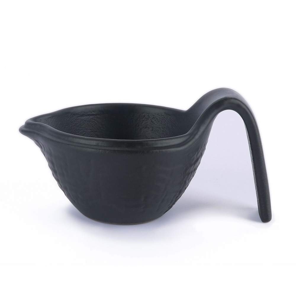 P.L. Proff Cuisine Black Raw Wood Соусник 81229874 с ручкой 50мл d-10см h-7см (12)