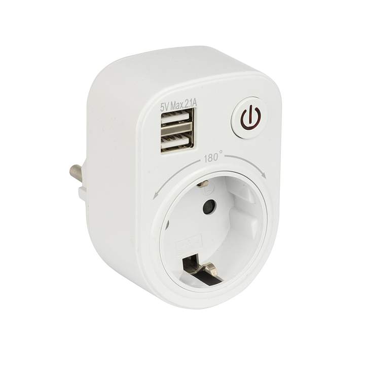 Блок розеточный с USB SB-01 PROxima EKF  477533