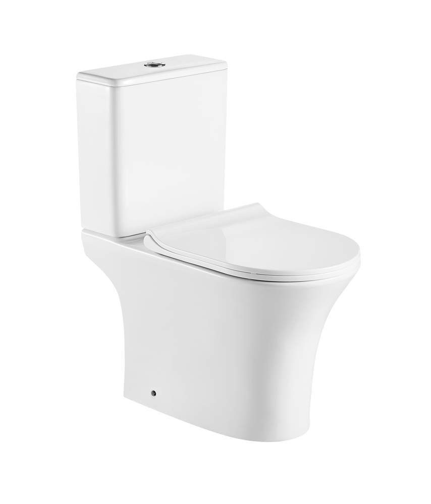 Компакт Fretta ROUND напол.безободк.  с сид.микролифт 650x340x790мм AZ-7121А 