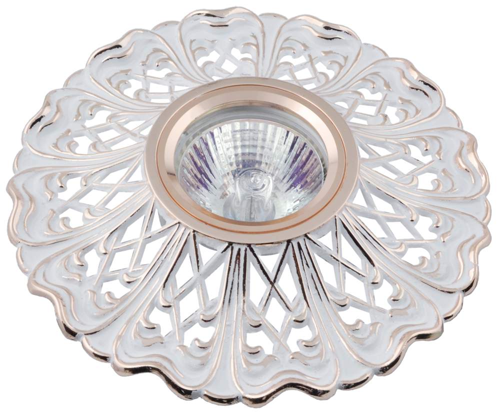 Светильник галогенный FT 1219 SGDWH MR 16 хром+золото