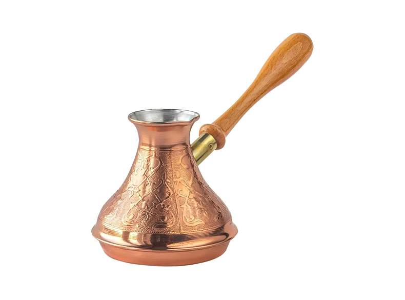 TIMA Кофеварка ШР-400с Шахерезада 400мл медь/пищевое олово съемная деревянная ручка