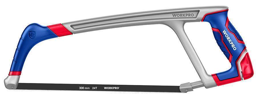Ножовка WORKPRO алюм. по металлу 300мм (12") 24TPI  WP215027