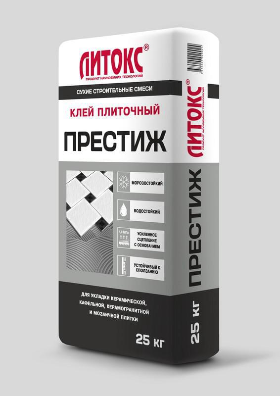 Клей плиточный Литокс ПРЕСТИЖ  25кг/56