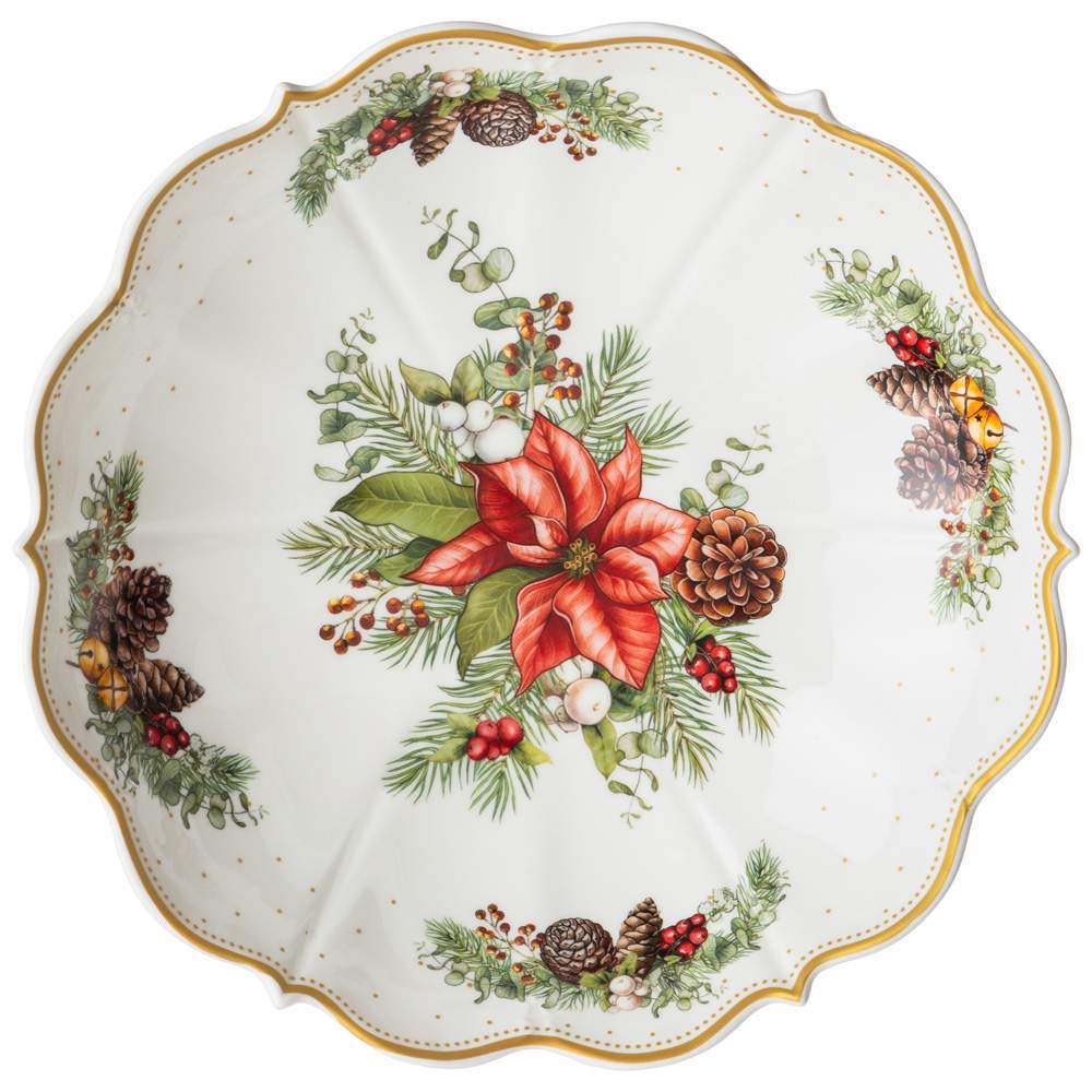 LEFARD Celebration Ваза 54-619 д/конфет и фруктов на ножке 26х26х9,5см