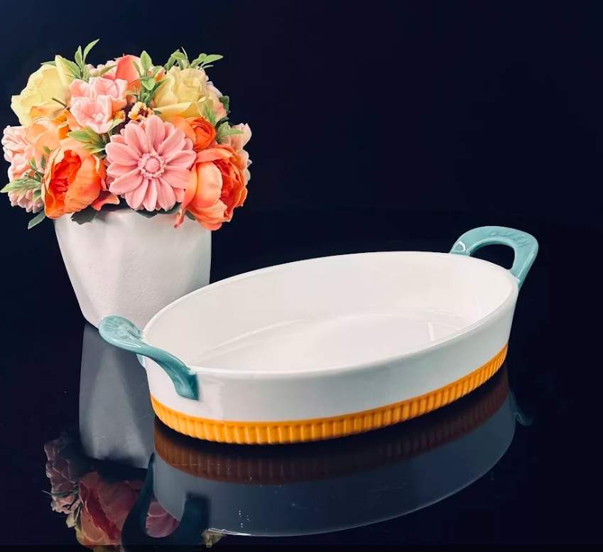 LENARDI Блюдо д/запекания 142-071 овальное с ручками 28см