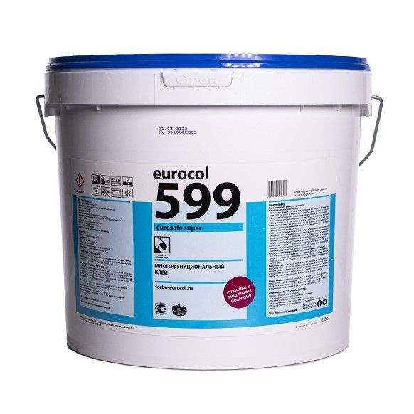 599 Eurosafe Super водно-дисперсионный клей (20кг) МОРОЗОСТОЙКИЙ