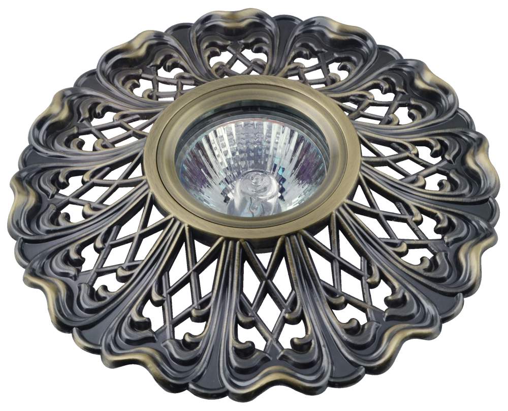 Светильник галогенный FT 1219 SB MR 16 старая бронза