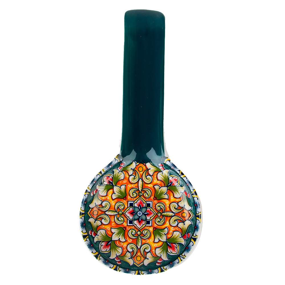 NOUVELLE HOME Arabesque зеленый Подставка под ложку 0860132 23х10х2см